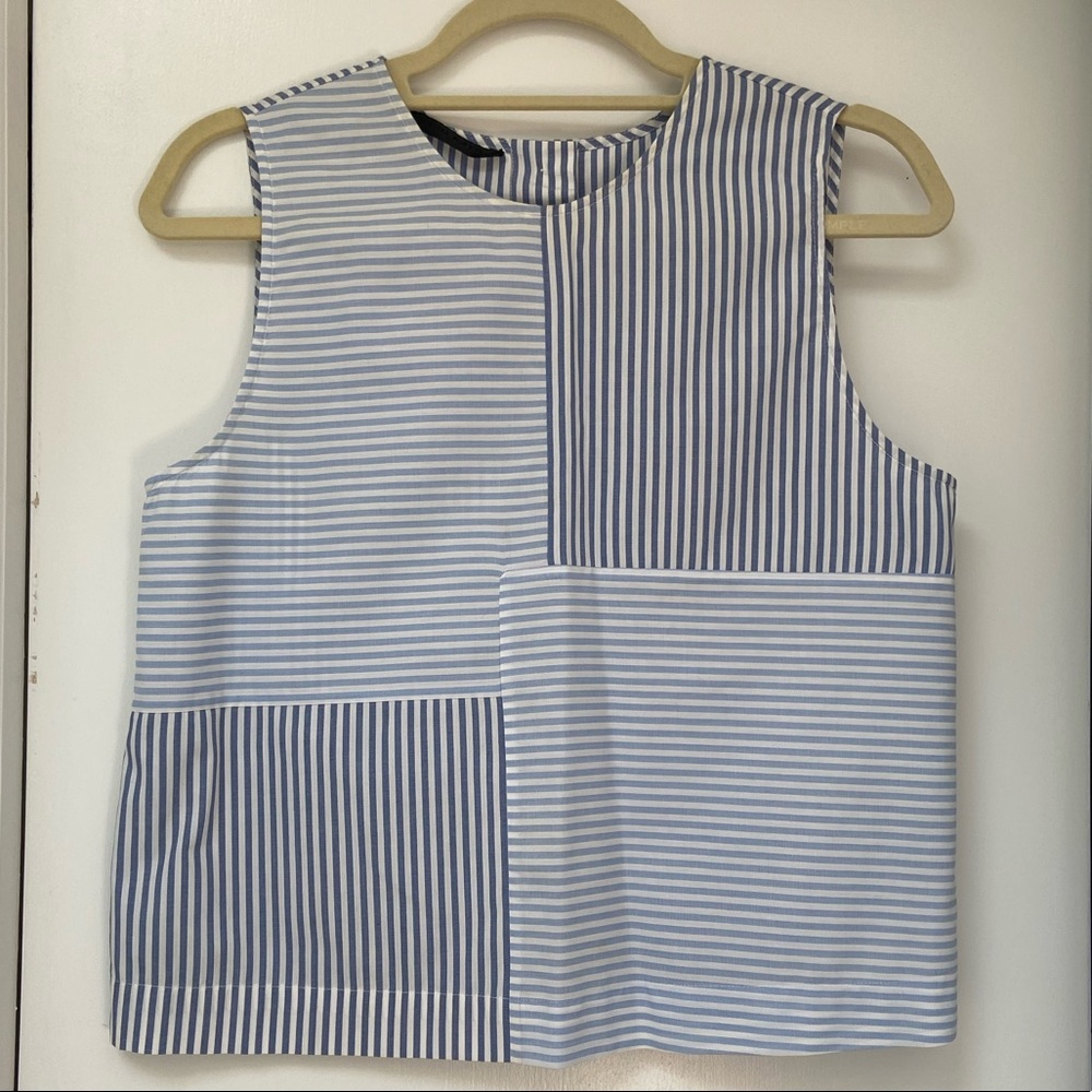 Jenni kayne striped blouse tank